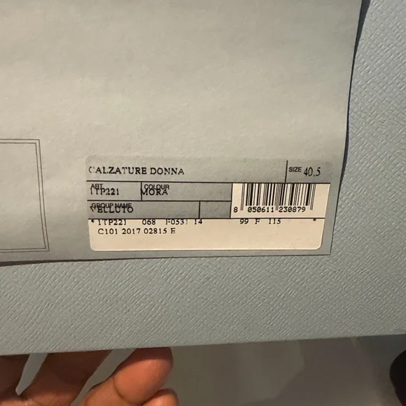 PRADA CALZATURE DONNA Platform Boots| size 40.5 | Color - Mora (Purple) - Picture 16 of 17